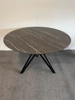 Ronde eettafel HPL marmer 120cm, Rond, Ophalen of Verzenden, Zo goed als nieuw, Info@betaalbaar-design.nl