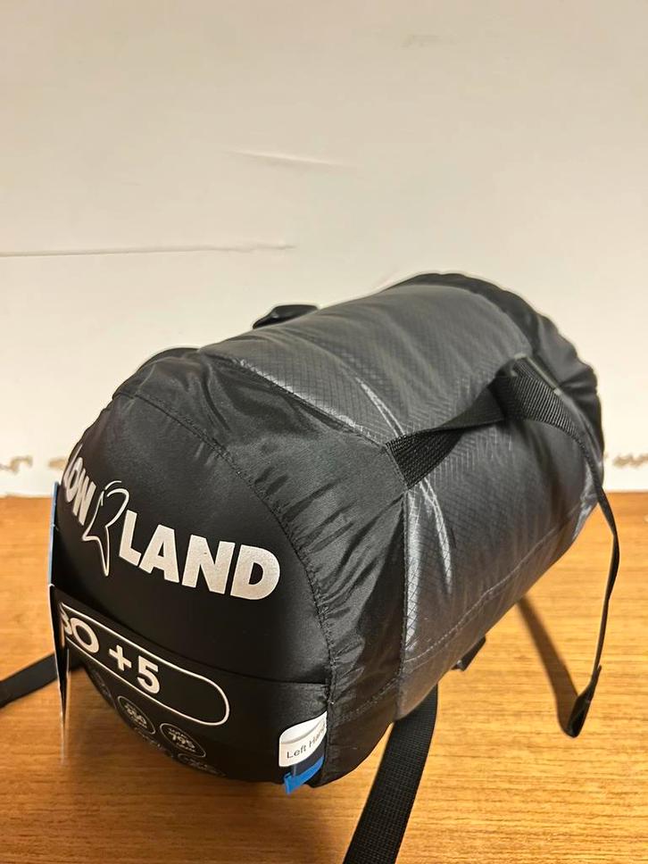 Slaapzak LOWLAND KIBO +5 | NIEUWE, Caravans en Kamperen, Slaapzakken, Nieuw, Ophalen of Verzenden