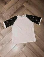 Dames Shirt. S. Zgan., Wit, Ophalen of Verzenden, Zo goed als nieuw, Korte mouw