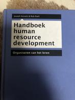 Studieboek: Handboek human resource development, Ophalen of Verzenden, Zo goed als nieuw, WO, Joseph Kessels & R Poell