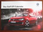 Volkswagen Golf GTI Cabriolet (okt. 2012), Boeken, Ophalen of Verzenden, Nieuw, Volkswagen