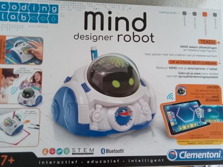 Mind Designer Robot - tekenrobot + boek Robots, Kinderen en Baby's, Speelgoed | Educatief en Creatief, Zo goed als nieuw, Ophalen of Verzenden