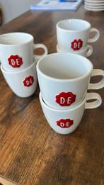 6 Espresso/koffiekopjes van Douwe Egberts, Ophalen of Verzenden, Zo goed als nieuw, Overige stijlen, Kop(pen) en/of Schotel(s)