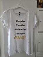 T-shirt Jean Pascale maat L, Wit, Maat 42/44 (L), Ophalen of Verzenden, Zo goed als nieuw