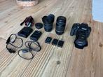 Canon 750d + 3 lenzen + accessoires, Canon, Gebruikt, Ophalen of Verzenden