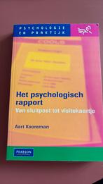 A. Kooreman - Het psychologisch rapport, Ophalen of Verzenden, Zo goed als nieuw, A. Kooreman