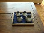 Chris van der Hoef set vintage 4 stuks, Antiek en Kunst, Antiek | Tin, Ophalen of Verzenden