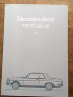 Autofolder/Brochure  Mercedes Benz  230CE - 280CE   1982  NL, Ophalen of Verzenden, Zo goed als nieuw, Mercedes