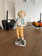 Vintage Beeldje Jongen met Boek, Antiek en Kunst, Ophalen of Verzenden