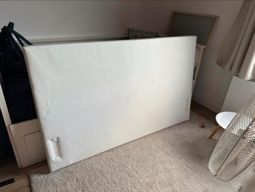 Hoofdeinde / hoofdbord wit kunstleder 100x160 beschikbaar voor biedingen