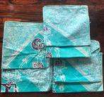 Batik servetten uit Indonesië 6 stuks, Antiek en Kunst, Ophalen of Verzenden