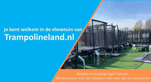 Mega Trampoline actie bij Trampolineland 30% korting, Kinderen en Baby's, Speelgoed | Buiten | Trampolines, Nieuw, Ophalen of Verzenden