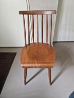 Vintage Deense Spijlenstoel, Ophalen, Gebruikt, Bruin, Deense Spijlenstoel