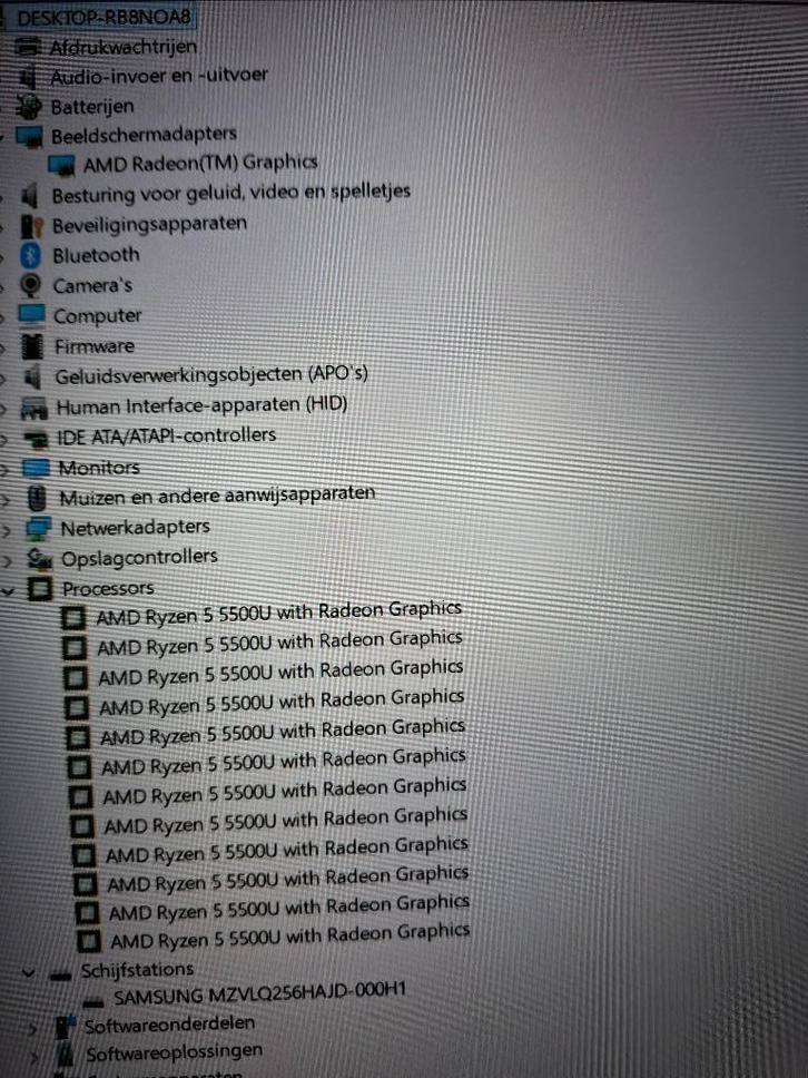 Lenovo-82KU-AMD Ryzen 5, Computers en Software, Windows Laptops, Zo goed als nieuw, 15 inch, SSD, 2 tot 3 Ghz, 8 GB, Qwerty, Gaming