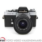 Minolta XE-5 body + Minolta MD Rokkor 28mm f/3.5, Gebruikt, Minolta, Spiegelreflex, Ophalen of Verzenden