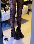 Kant panty zwart, Kleding | Dames, Leggings, Maillots en Panty's, Maat 36/38 (S), Zwart, Ophalen of Verzenden, Zo goed als nieuw