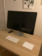 Apple Thunderbolt Monitor 27 met USB C-adapter en 2 m Thunde, Ophalen, Ingebouwde speakers, IPS, Zo goed als nieuw