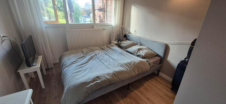 IKEA Slattum Bed 140x200 + Matras + Hoes, Huis en Inrichting, Slaapkamer | Bedden, Ophalen