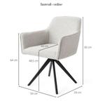 Jesper Home Hofu: 6 Stoelen & 2 Barkrukken - Lichtgrijs, Huis en Inrichting, Stoelen, Ophalen, Zo goed als nieuw, Grijs, Metaal