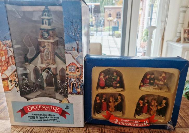 Dickens Porseleinen Kerstdorp, Diversen, Kerst, Zo goed als nieuw, Ophalen