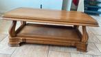Salon tafel eiken patine met schuiflade onderin, Zo goed als nieuw, Minder dan 50 cm, Rechthoekig, 50 tot 100 cm