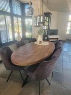 Ovale eettafel 240x110 cm, Huis en Inrichting, Tafels | Eettafels, Ophalen, 100 tot 150 cm, 200 cm of meer, Zo goed als nieuw
