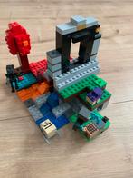 Lego Minecraft 21172 The Ruined Portal - Complete Set, Kinderen en Baby's, Speelgoed | Duplo en Lego, Ophalen of Verzenden, Zo goed als nieuw