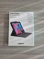Logitech Slim Folio ipad 7e / 8e / 9e generatie Z.G.A.N, Computers en Software, Tablet-hoezen, 10 inch, Ipad 7th 8th 9th gen, Logitech