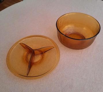 2 Serveerschalen vintage jaren '60/'70 beschikbaar voor biedingen