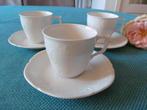 3 Rosenthal Classic Rose Wit Kop en Schotels, Huis en Inrichting, Keuken | Servies, Verzenden, Keramiek, Zo goed als nieuw, Overige stijlen