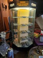 Zippo Kast met 10 Echte Zippo's - Collector Items, Verzamelen, Ophalen of Verzenden