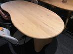 Organische Japandi Eiken Tafel - 250x110cm, Ophalen, Nieuw, 200 cm of meer, Japandi