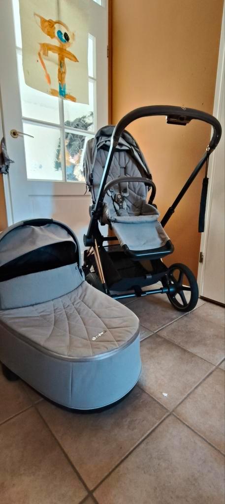 Luxe Cybex Praim kinderwagen, Kinderen en Baby's, Kinderwagens en Combinaties, Gebruikt, Combiwagen, Overige merken, Verstelbare duwstang