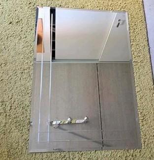 Mooie facet geslepen spiegel 60 x 90 cm beschikbaar voor biedingen