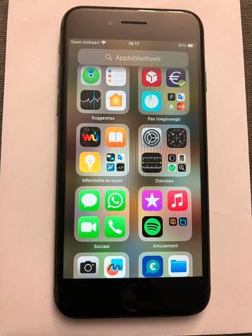 Apple iphone 8 zwart 64GB simlockvrij met hardcase. beschikbaar voor biedingen