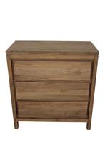teak ladekast, Huis en Inrichting, Kasten | Ladekasten, Teakhout, Nieuw, 3 of 4 laden, Minder dan 100 cm