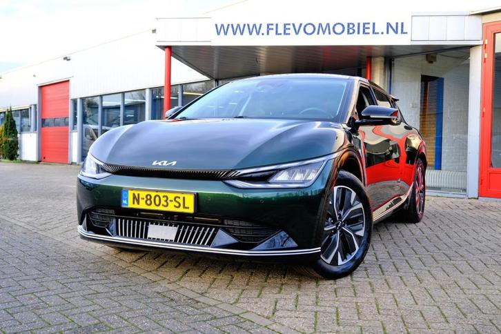 Kia EV6 Plus AWD 77.4 kWh Aut. | 325PK!| Leder|Navi|1e Eig|C, Auto's, Kia, Bedrijf, Te koop, EV6, 4x4, ABS, Achteruitrijcamera