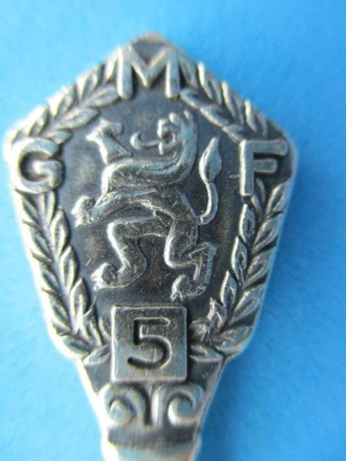 (F8776) Militaire afbeelding ( GMF 5 Gezamenlijke Militaire, Verzamelen, Porselein, Kristal en Bestek, Gebruikt, Bestek, Ophalen of Verzenden