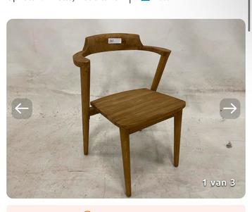 6 x Eetkamer stoelen • Mango Houten Scandinavische stijl beschikbaar voor biedingen