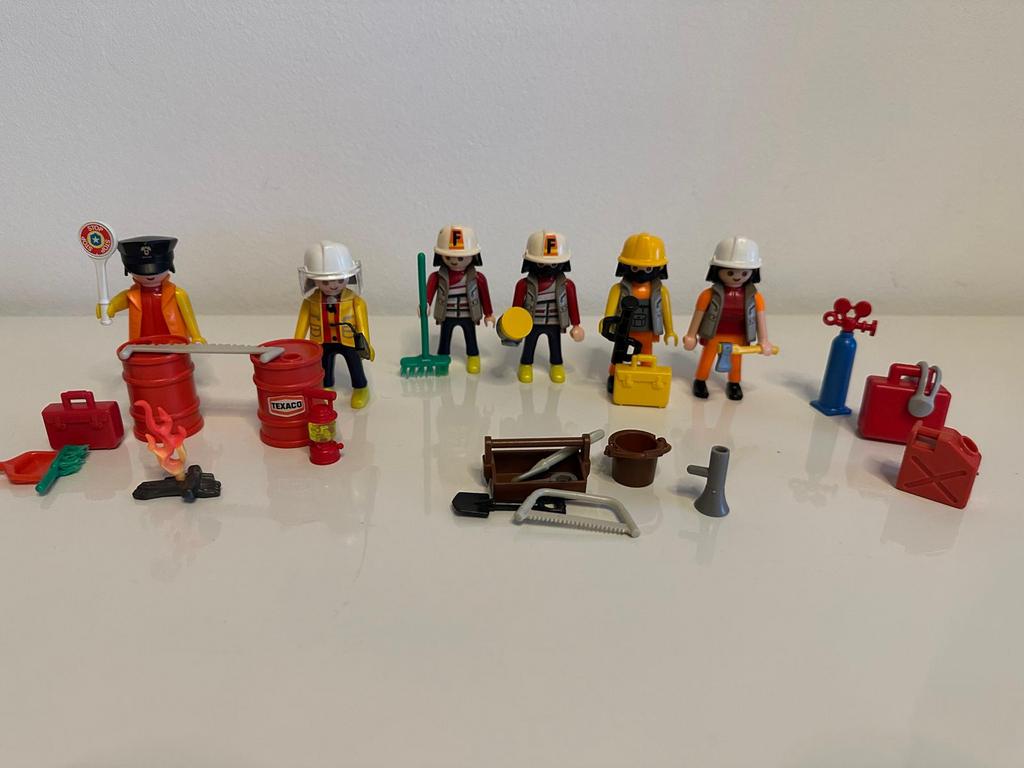 Brandweer calimiteitendienst playmobil, Ophalen of Verzenden, Zo goed als nieuw