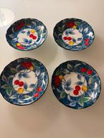Set van 4 vintage Japanse schaaltjes, Ophalen of Verzenden, Overige stijlen, Aardewerk, Schaal of Schalen