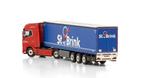 St vd Brink DAF XG+ met huifoplegger 1:50, St vd Brink, St vd Brink, Ophalen of Verzenden, Zo goed als nieuw