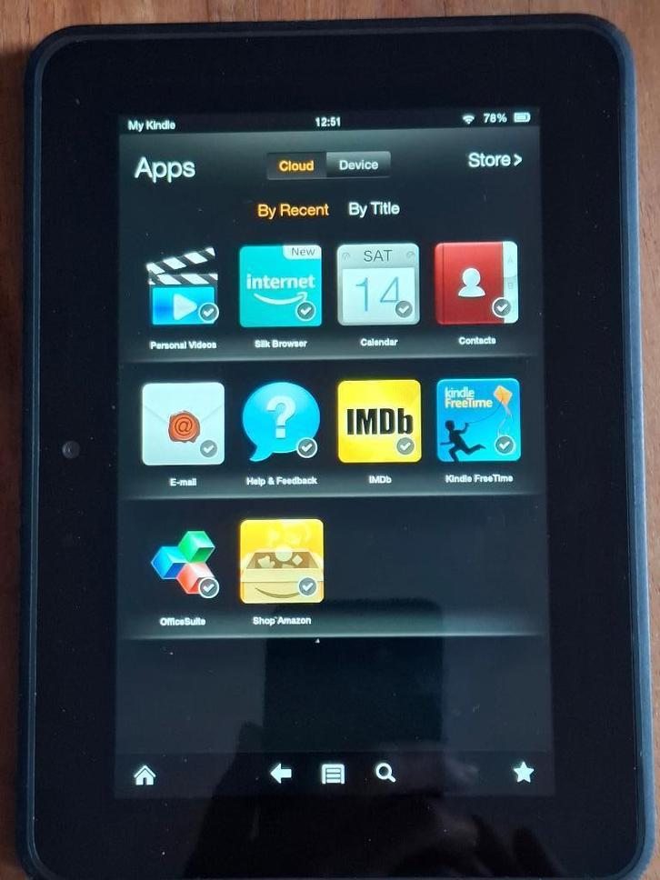 Kindle Fire, Computers en Software, E-readers, Gebruikt, 8 inch, Wi-Fi, Ophalen