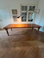 Houten eettafel 260 bij 100 cm, 74 cm hoog, 200 cm of meer, Zo goed als nieuw, Rechthoekig, 50 tot 100 cm