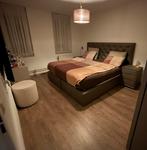 Compleet 2-persoonsbed + nachtkastjes (Zo goed als nieuw), Ophalen, Tweepersoons, Zo goed als nieuw, Overige maten