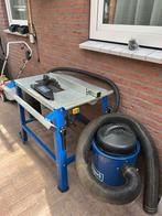 Scheppach TS310 zaagtafel met scheppach HA1000 stofzuiger, Doe-het-zelf en Verbouw, Ophalen, Gebruikt, Cirkelzaag, 1200 watt of meer