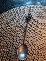 Antieke zilveren theelepel met roos, Antiek en Kunst, Ophalen of Verzenden