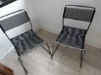 Lisa Norinder IKEA Melker Spaghetti Stoelen, Huis en Inrichting, Metaal, Twee, Zwart, Ophalen of Verzenden