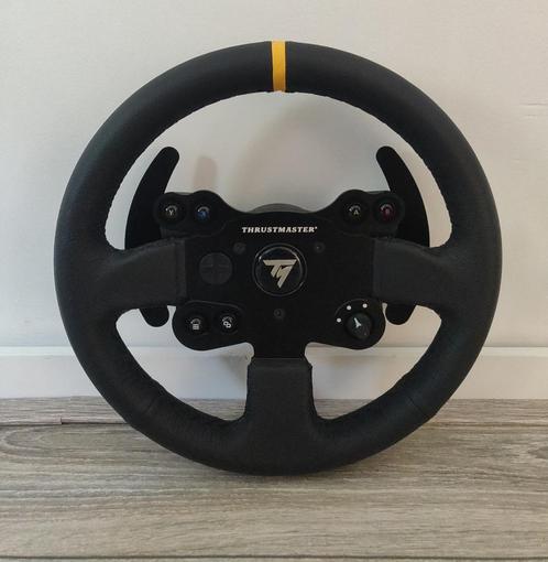 Thrustmaster TM Leather 28 GT Wheel Add-On Racestuur, Computers en Software, Joysticks, Gebruikt, Ophalen of Verzenden
