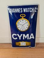 Emaille bord Cyma, Verzamelen, Merken en Reclamevoorwerpen, Ophalen of Verzenden, Zo goed als nieuw, Reclamebord